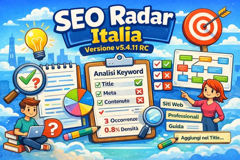 Analisi SEO on page completamente Gratuita delle Keyword con la nuova versione 5.4.11