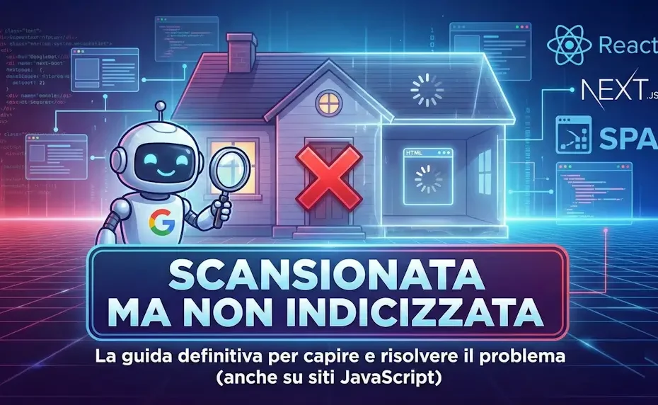 Pagina scansionata, ma attualmente non indicizzata la guida definitiva per capire e risolvere il problema ANALISI SEO GRATUITA