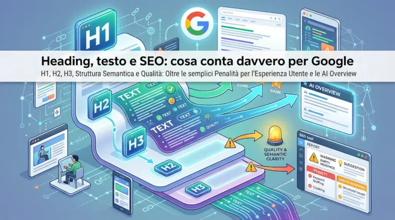 Scopri quando un heading vuoto è davvero un problema e come ottimizzare contenuti per Google e AI Overview