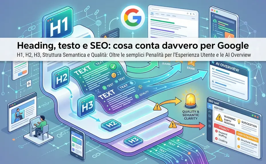 Scopri quando un heading vuoto è davvero un problema e come ottimizzare contenuti per Google e AI Overview